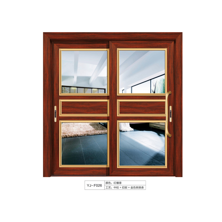 门业图片-别墅推拉门优雅别墅推拉门YJ-F026图片